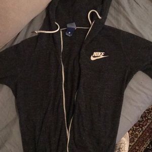 Small Nike zip up hoodie